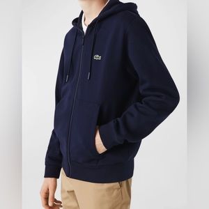 Navy blue Lacoste hoodie-(Always willing to fairly negotiate the price)